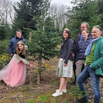 Weihnachtsbaum Saisoneröffnung 2024 in Durbach